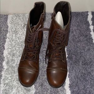 Steve Madden combat boots
